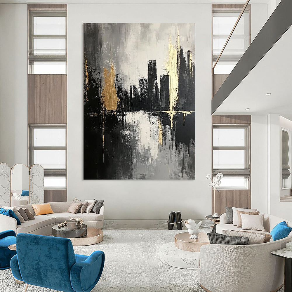 Urban Elegance Art for Luxury Penthouse & Corporate Lobby STSC020