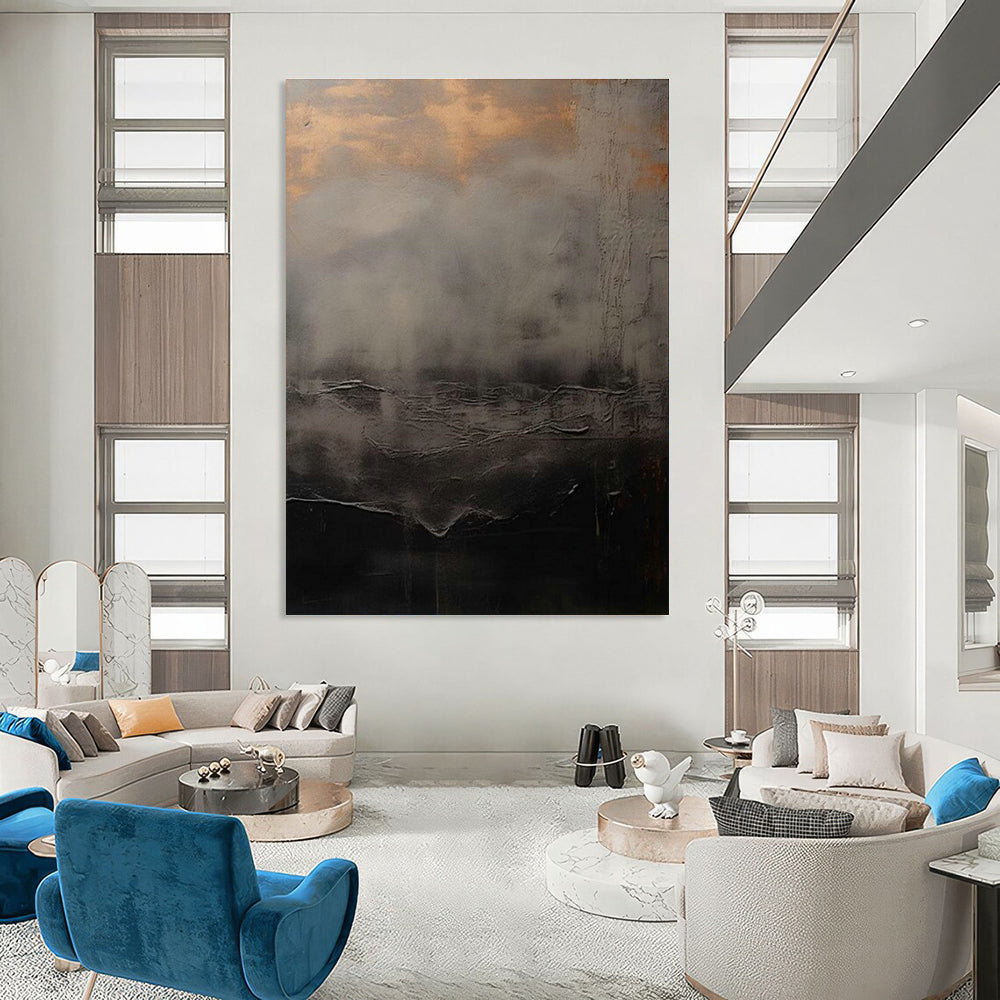 Misty Landscape Art for Luxury Spa & Meditation Room DLZ2362
