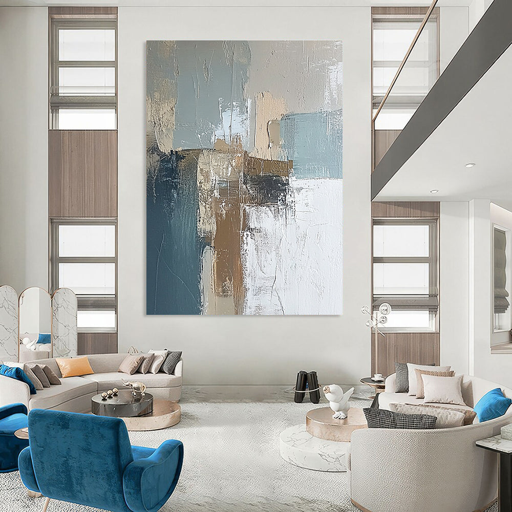 Mixed - tone Abstract Composition for Modern Office & Minimalist Home STSC650