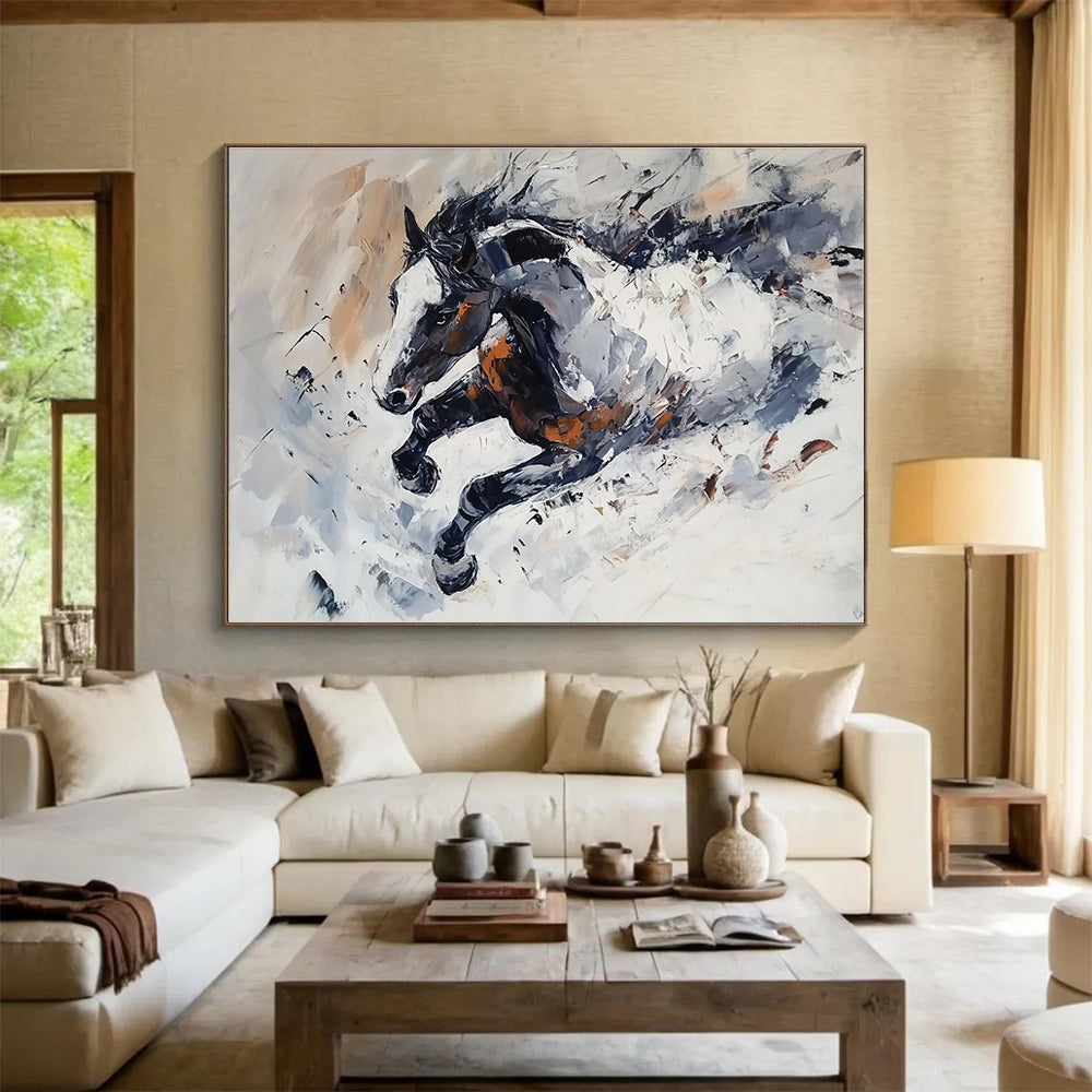 Energetic Equine Art for Equestrian Club & Sports Bar SC594