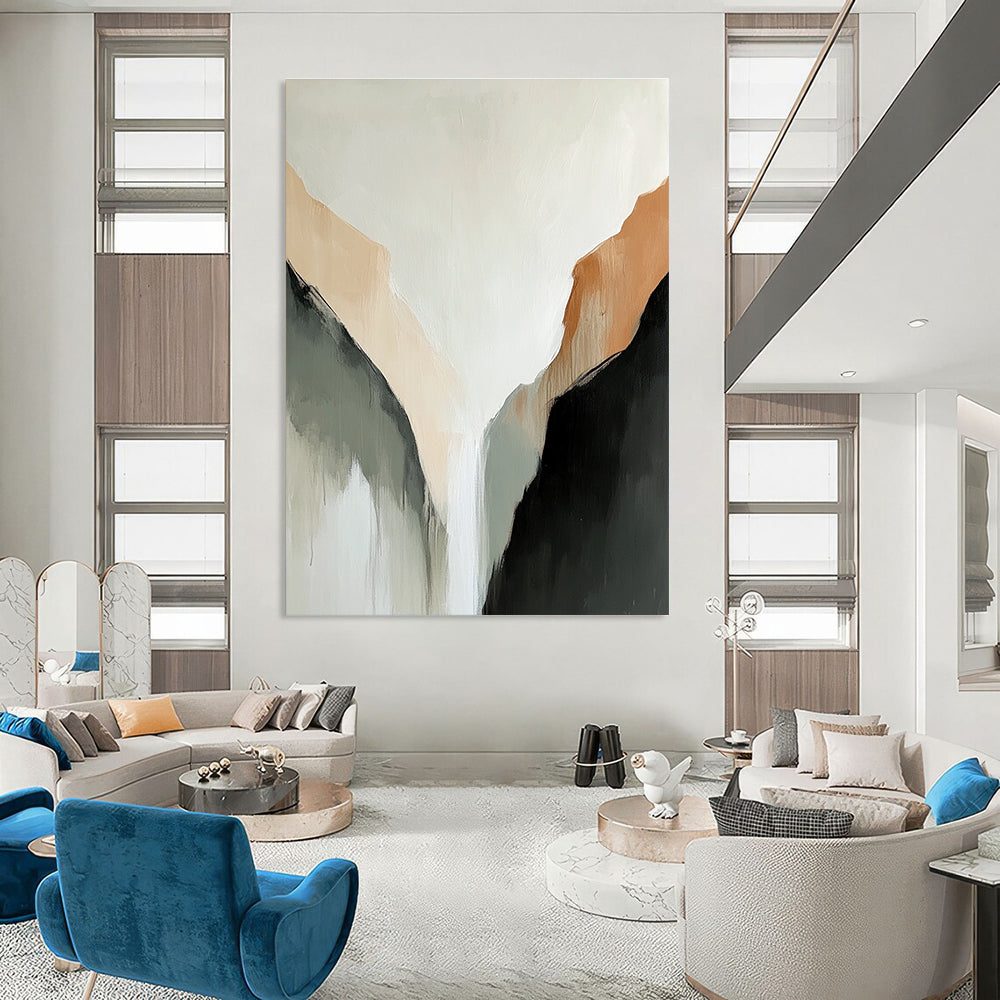 Minimalist Mountain Valley for Scandinavian - Style Bedroom & Nature - Inspired Study STSC652