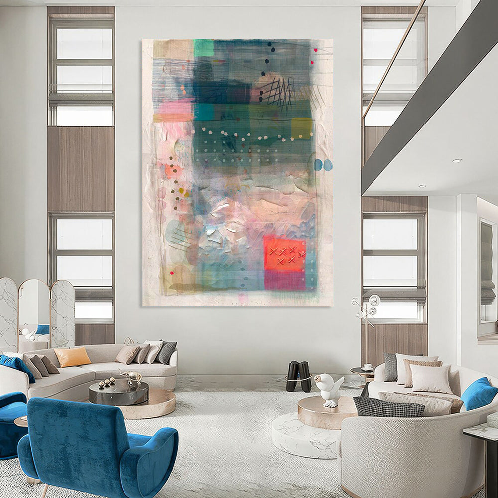 Colorful Abstract Art for Creative Agency Conference Rooms DLZ0156