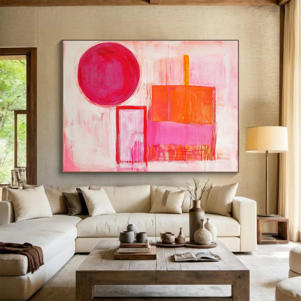 Abstract Geometric Art for Modern Living Room & Art Gallery SC540