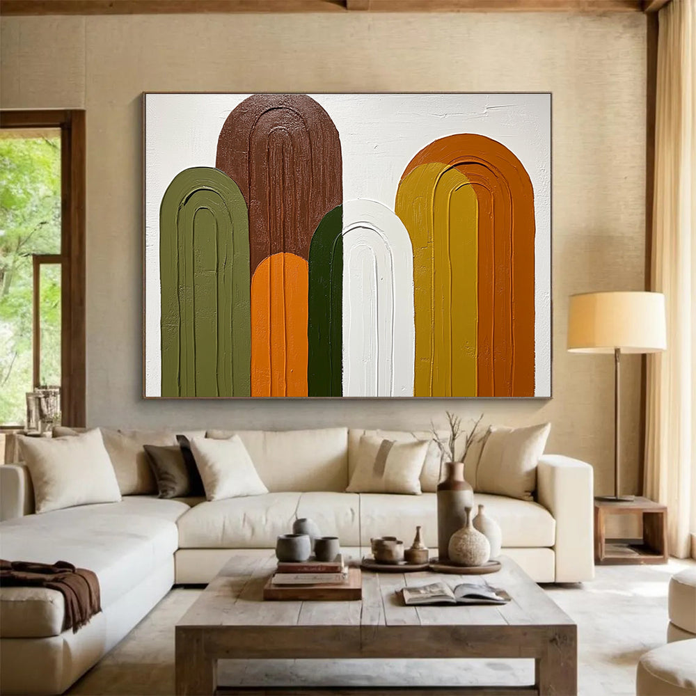 Vibrant Abstract Art for Modern Living Room & Creative Office SC590