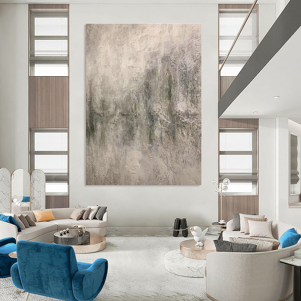 Light Gray Texture Art for Minimalist Home Office Backdrops DLZ0192
