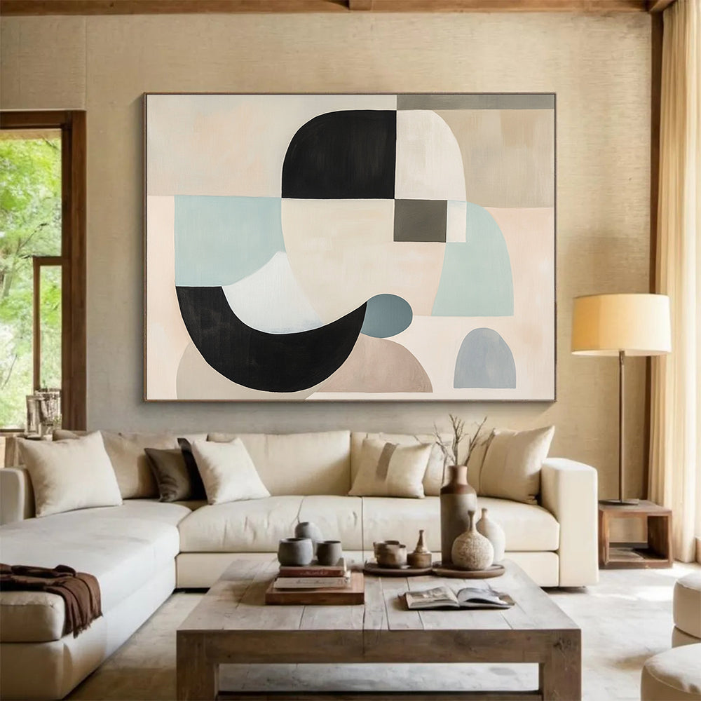 Monochrome Horizon: Ideal for Minimalist Living & Art Gallery Displays SC510