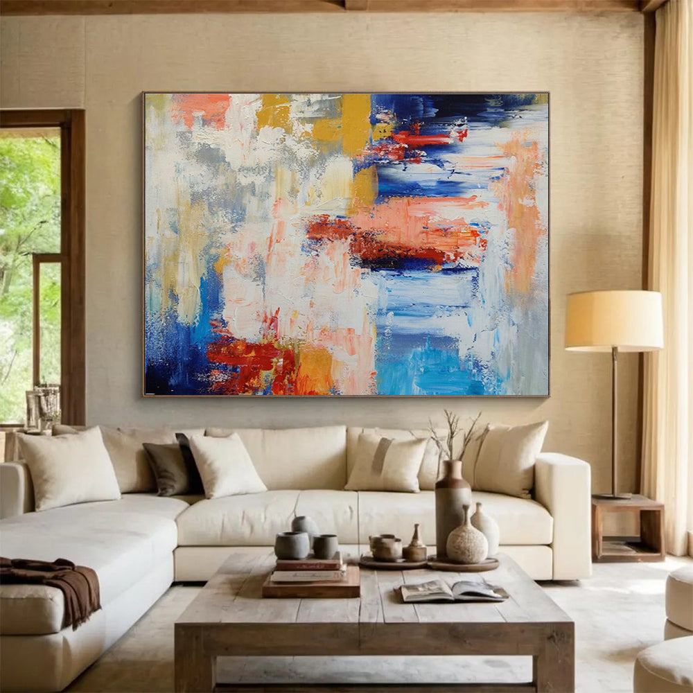 Energetic Color Block Abstract for Creative Coworking Space DLZ3030