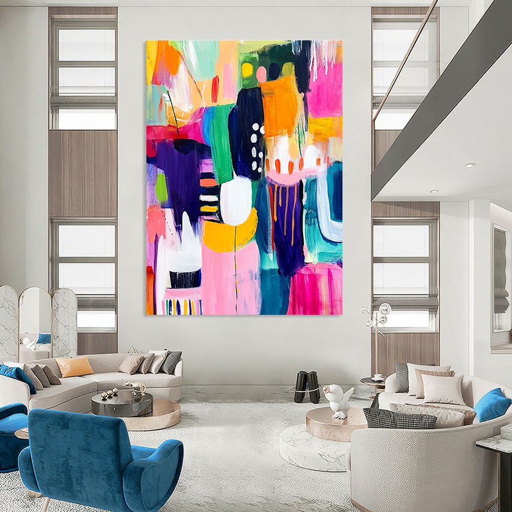 Vibrant Abstract Forms for Playful Kids’ Creativity Zone & Art - Loving Café STSC1219