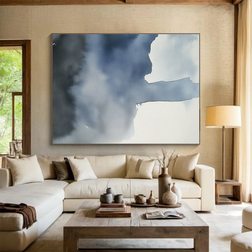 Calm Abstract Art for Nursery & Meditation Room SC618