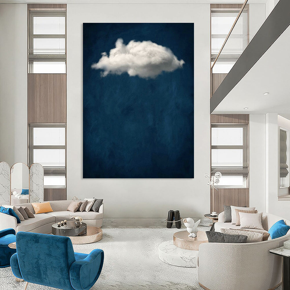 Lone Cloud Art for Bedroom & Living Room DLZ0388