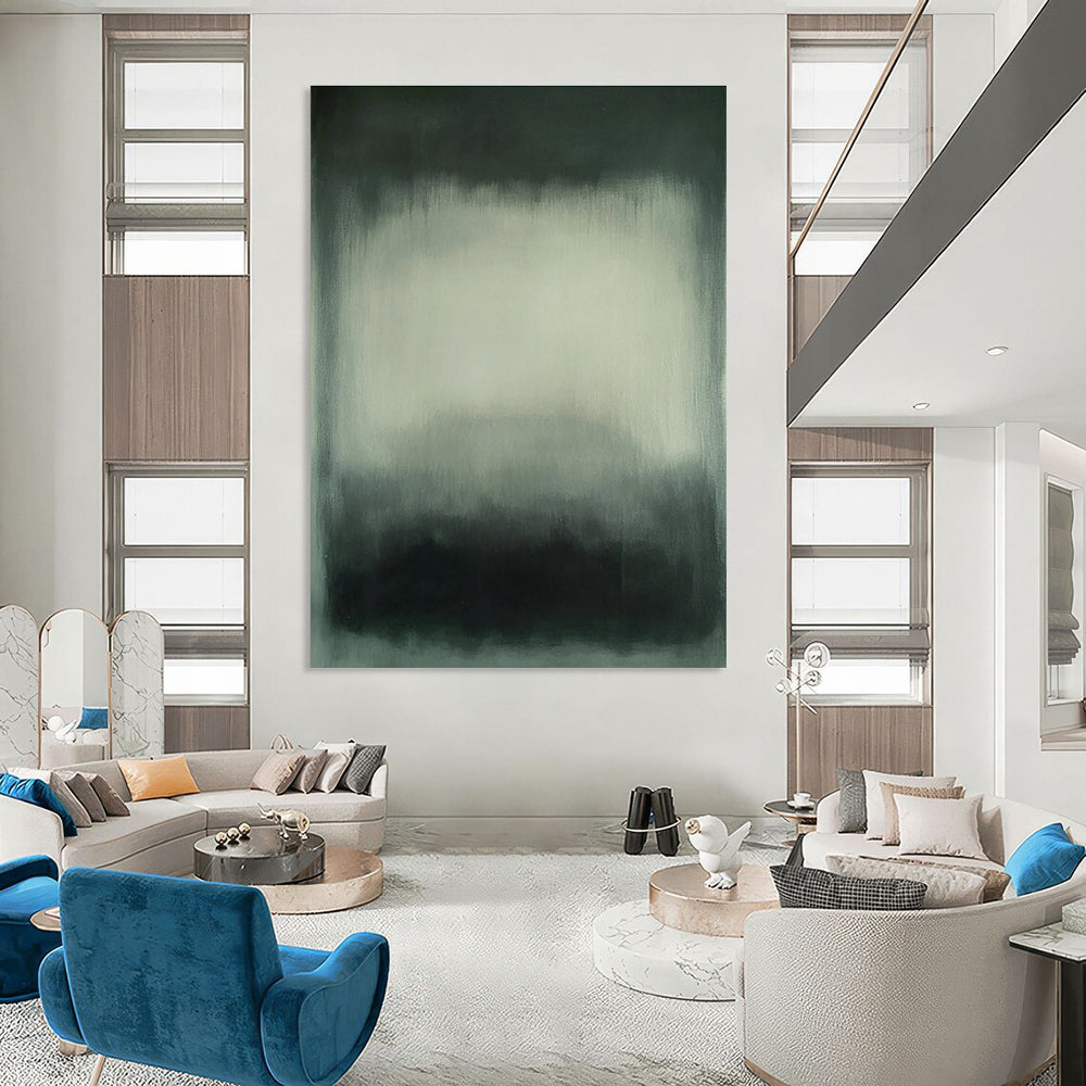 Minimalist Gray Gradient Art for Office & Hallway STSC683