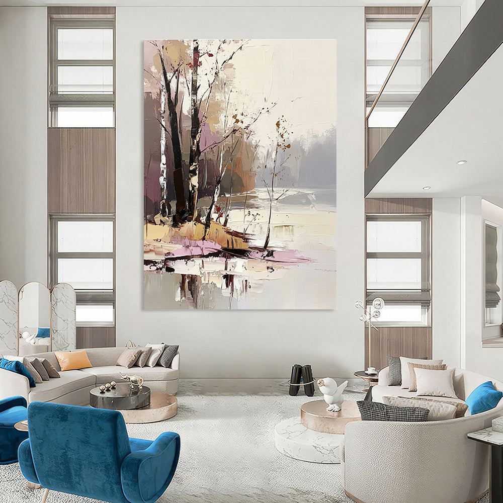 Pastel Forest Lakeside Art for Nature - Inspired Café & Creative Writing Studio STSC1396