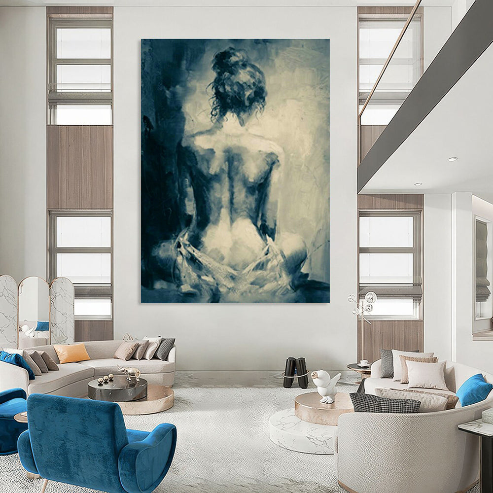 Gargantuan Custom - Formulated Abstract Canvas for Living Room & Office DLZ0110