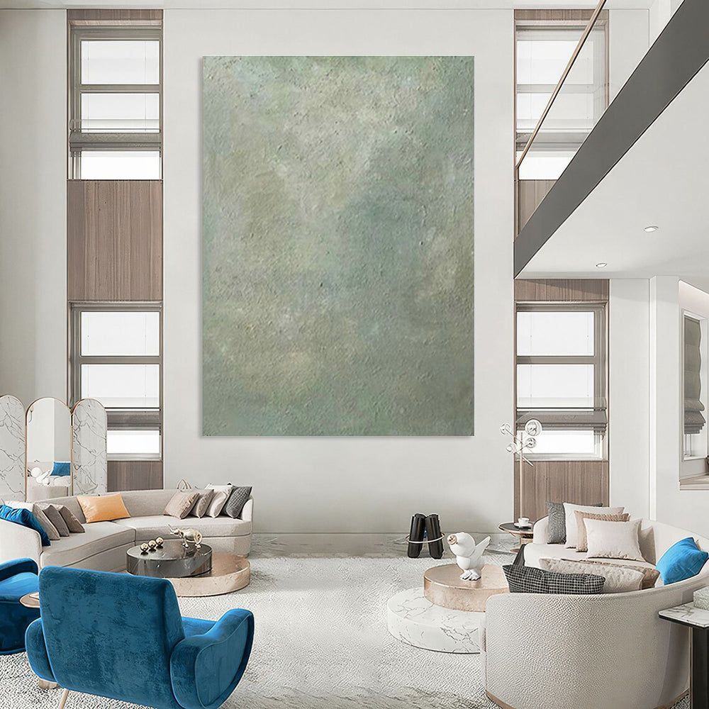 Light Green Texture Art for Spa - Themed Home Bathroom Walls DLZ0234
