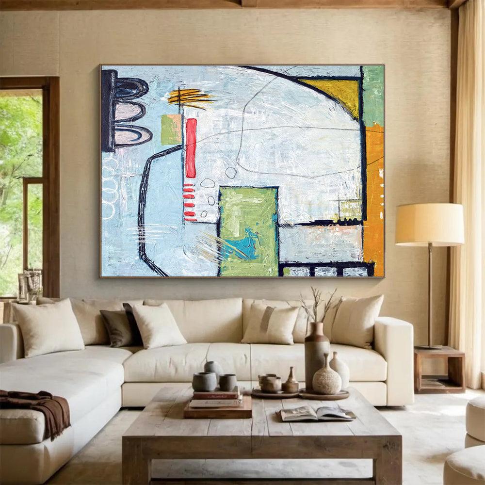 Urban - Element Abstract Art for Industrial - Chic Café DLZ2926
