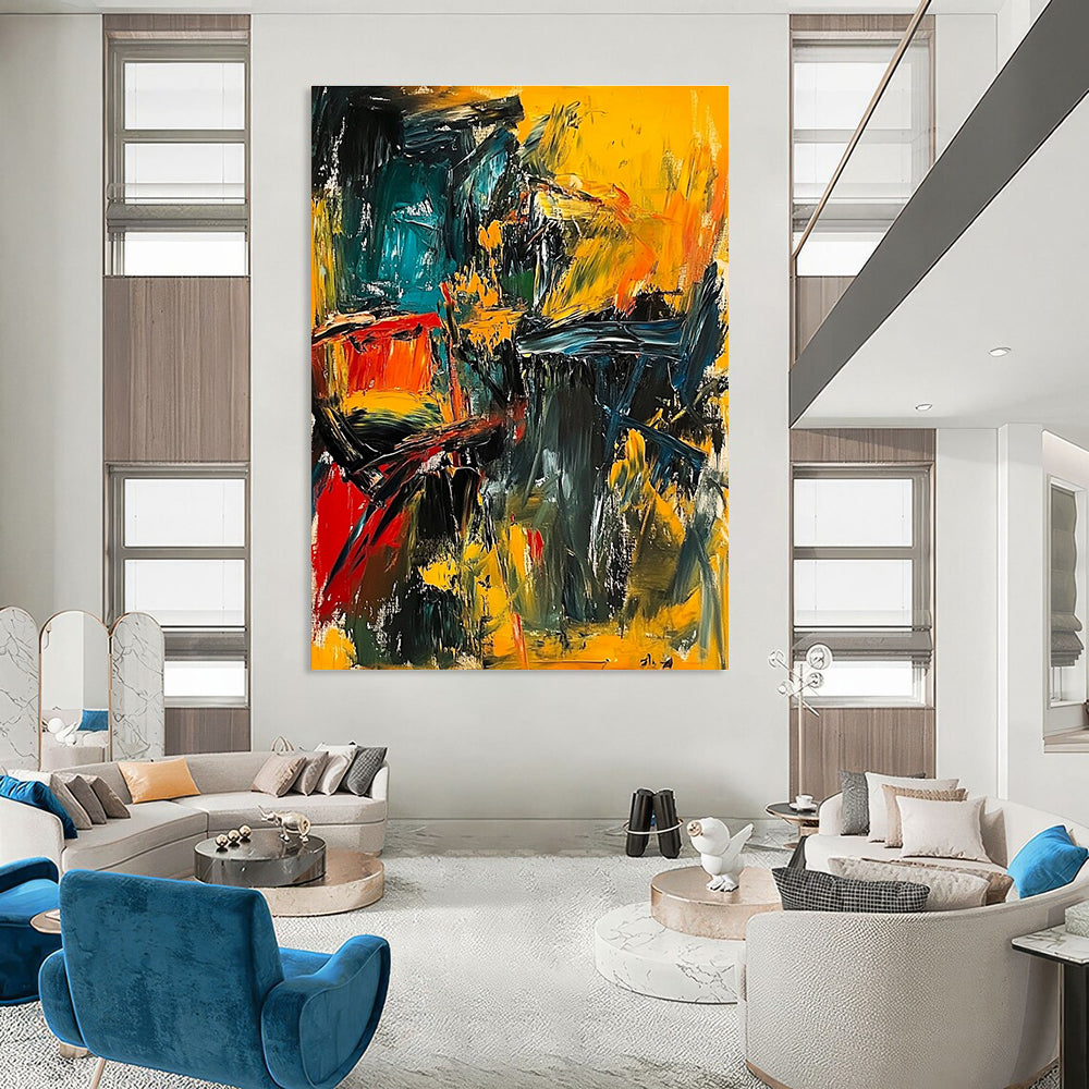 Expressive Abstract Composition for Modern Art Gallery & Urban Loft STSC553