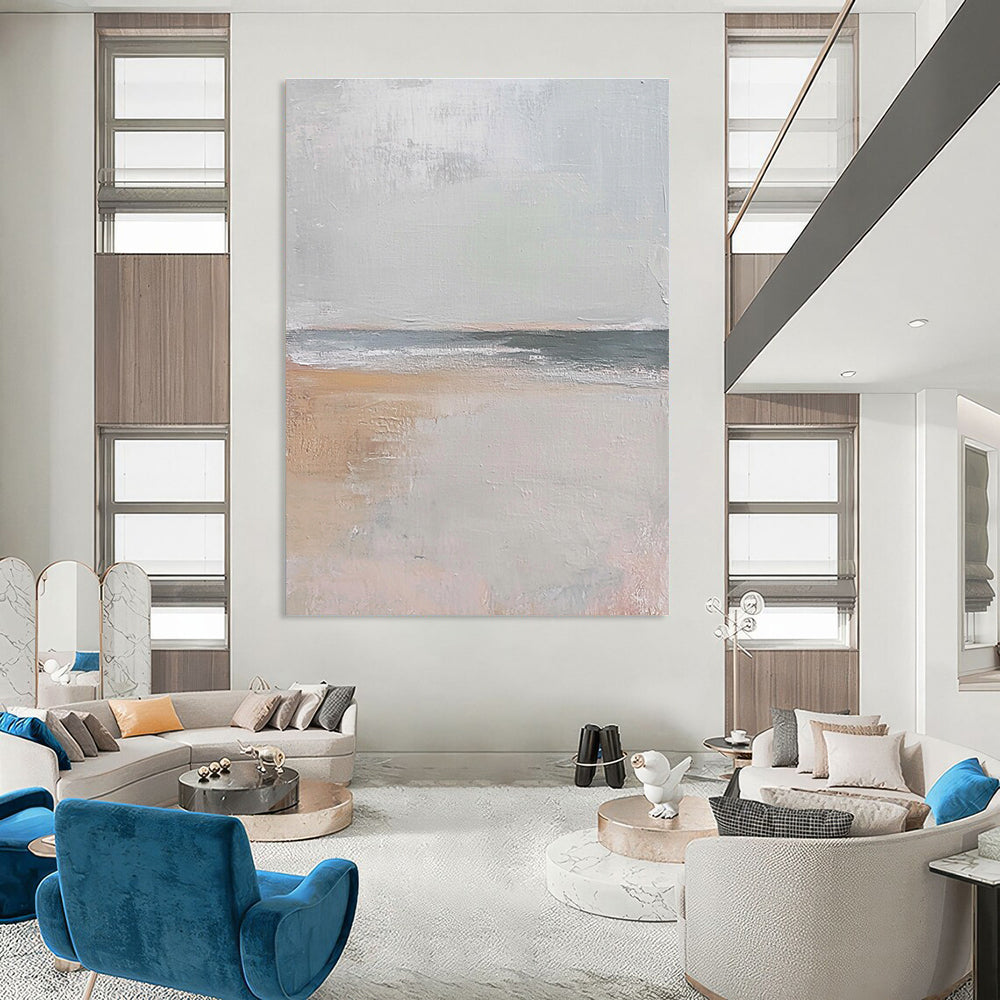 Calm Coastal Art for Beach House Bedroom & Yoga Studio STSC016
