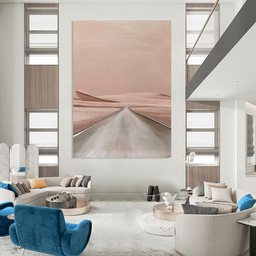 Road Through Pink Desert for Travel - Inspired Café & Modern Home Office STSC1166