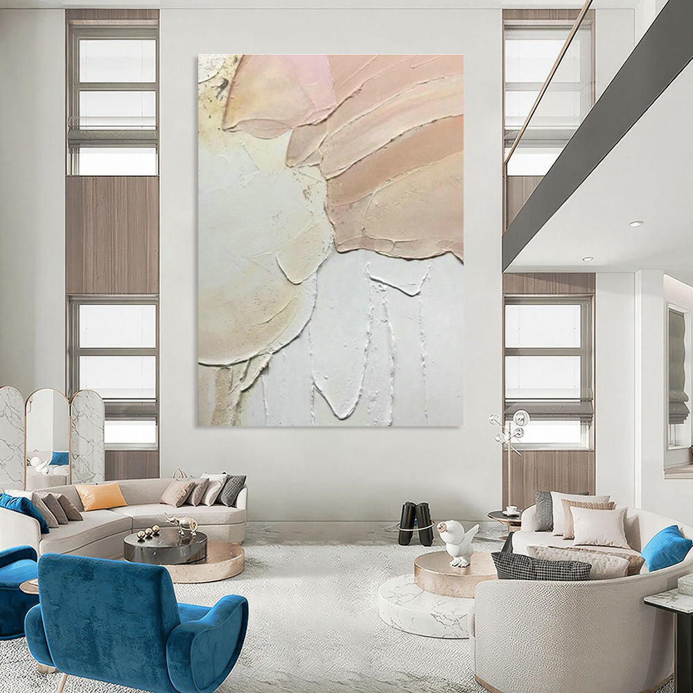 Pastel Textured Detail Art for Bridal Suite & Flower Shop DLZ0622