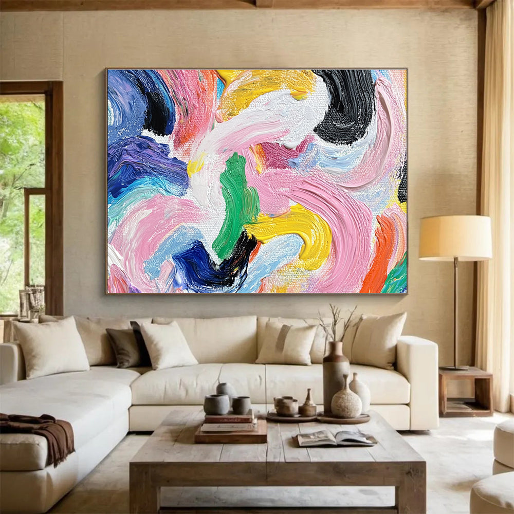Colorful Swirls Art for Playful Children’s Room & Art - Inspired Retail Store SC436