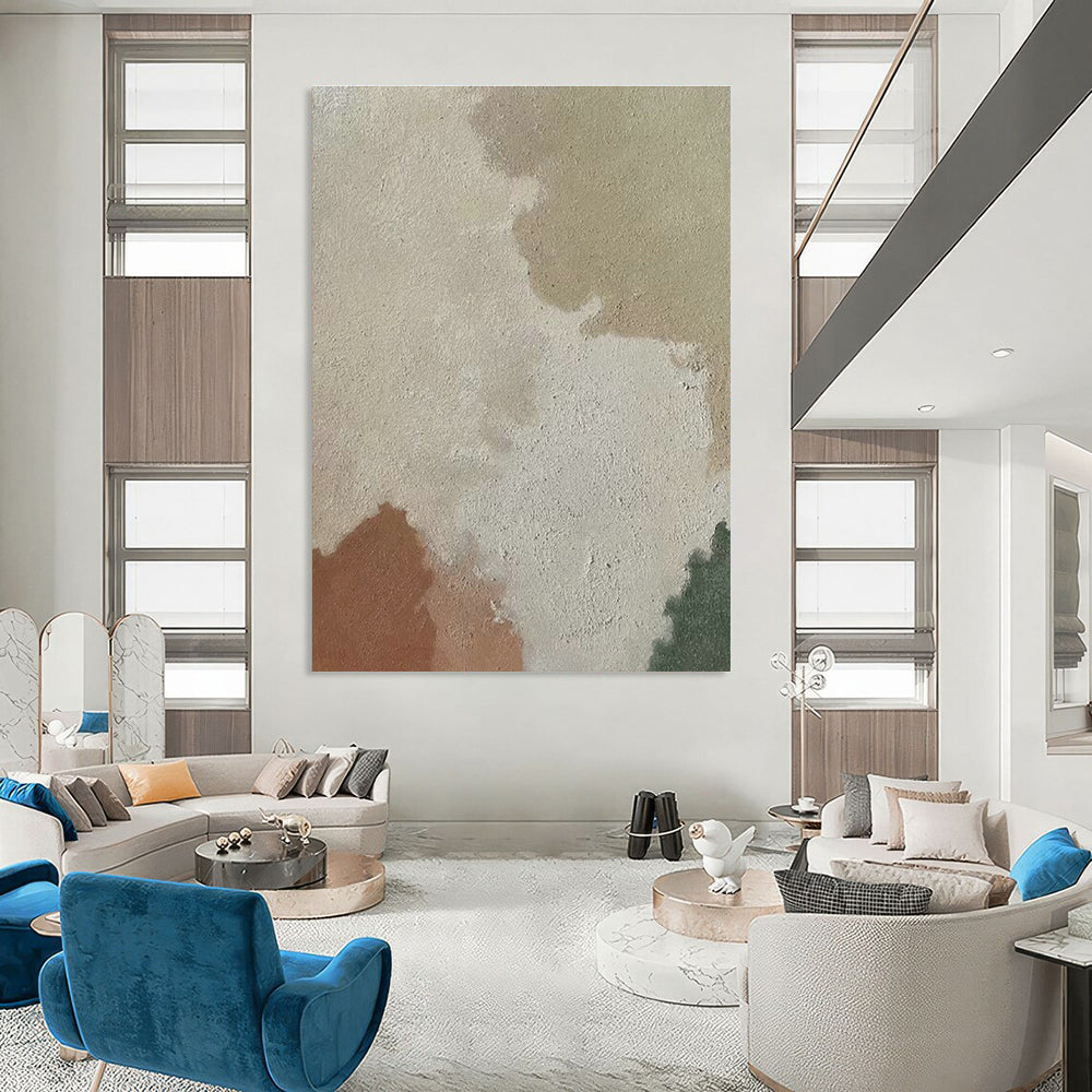 Light Color Wash Abstract Art for Bedroom & Art Gallery DLZ0588