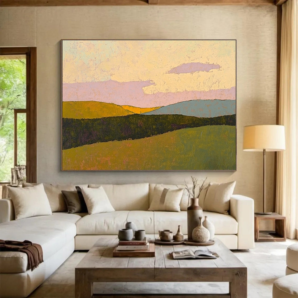 Dreamy Landscape Art for Nursery & Yoga Studio SC578