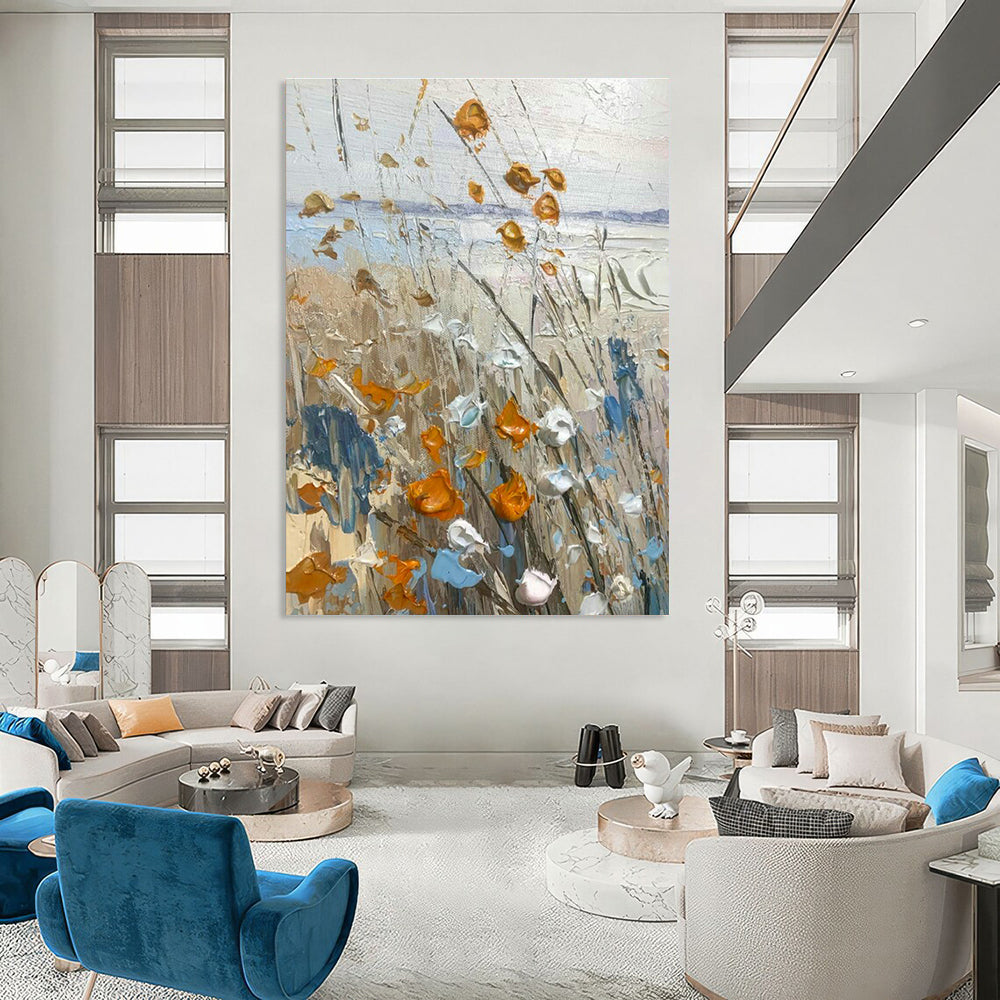 Floral Beach Art for Nautical - Themed Café Outdoor Seating DLZ0125