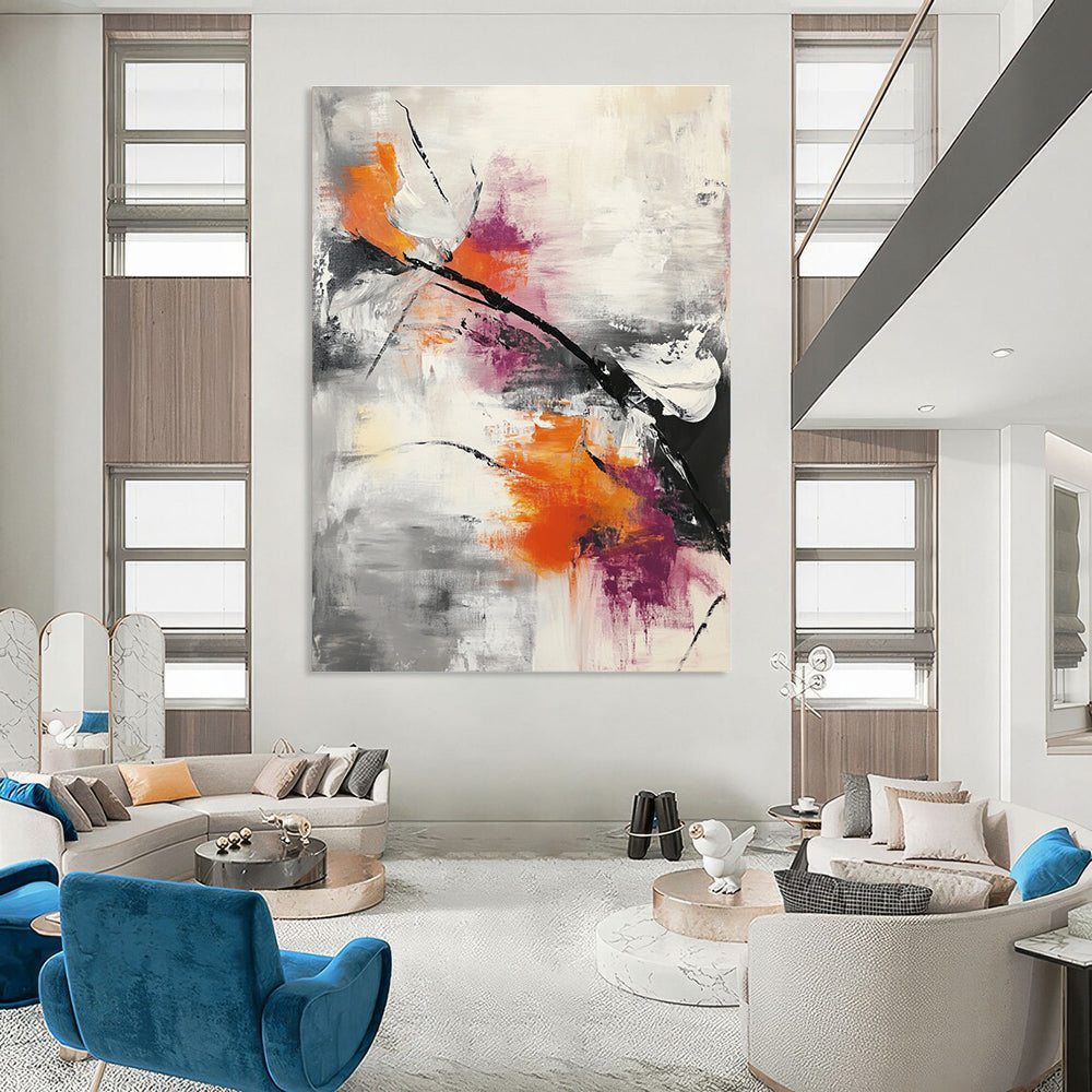 Floral Abstract for Bohemian Home & Garden - Themed Café STSC817