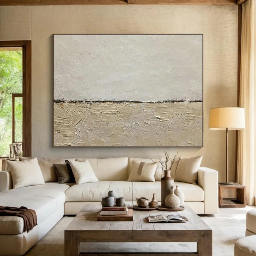 Minimalist Texture - Split Art for Modern Monochrome Hallway DLZ2836