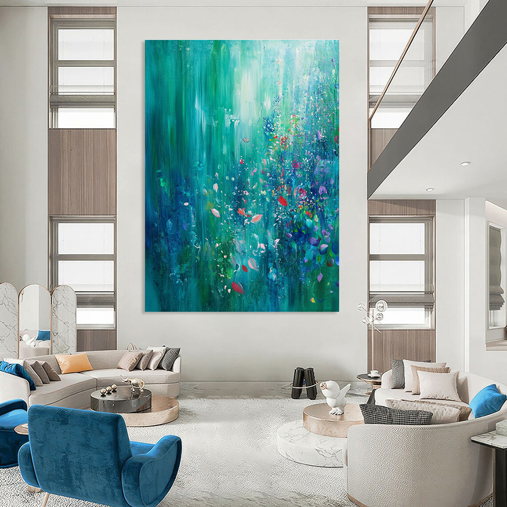 Vibrant Underwater Garden for Aquarium - Inspired Home & Tropical - Themed Bar STSC273