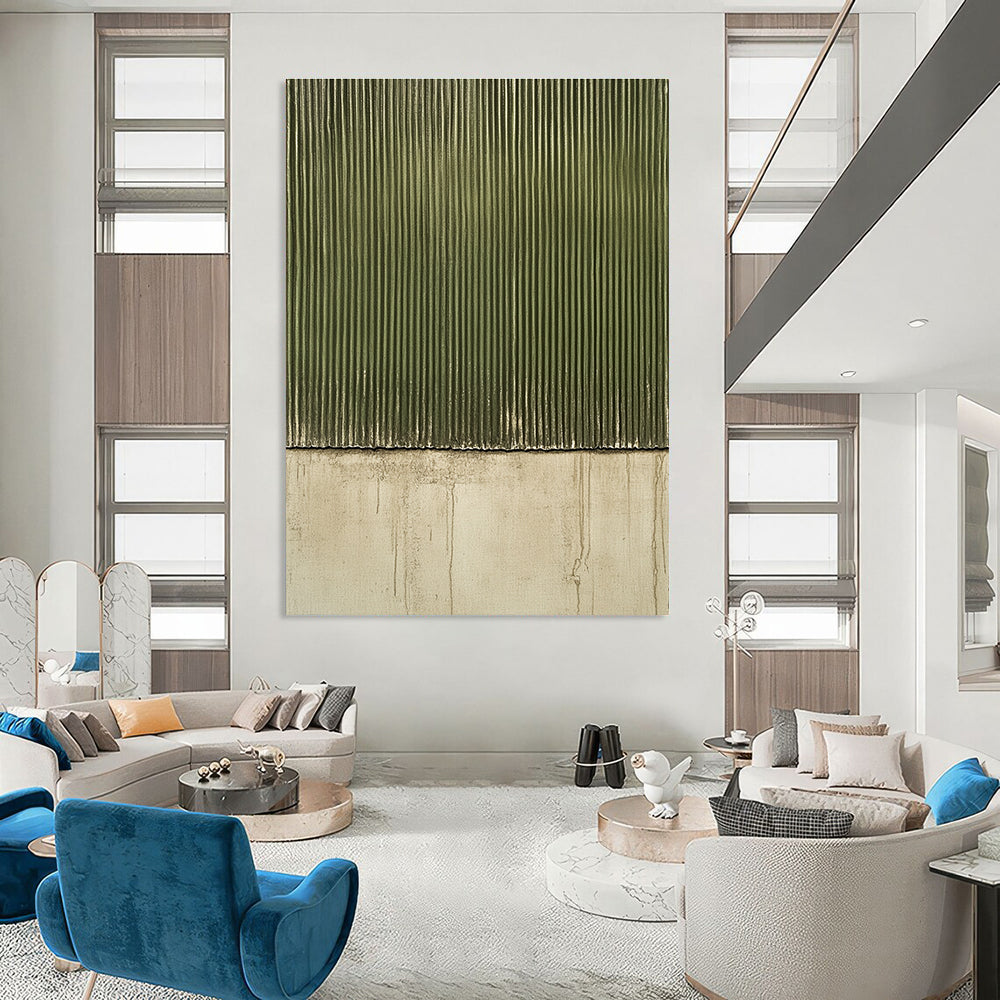 Green Corrugated Texture for Industrial - Style Loft & Architectural Design Studio STSC958