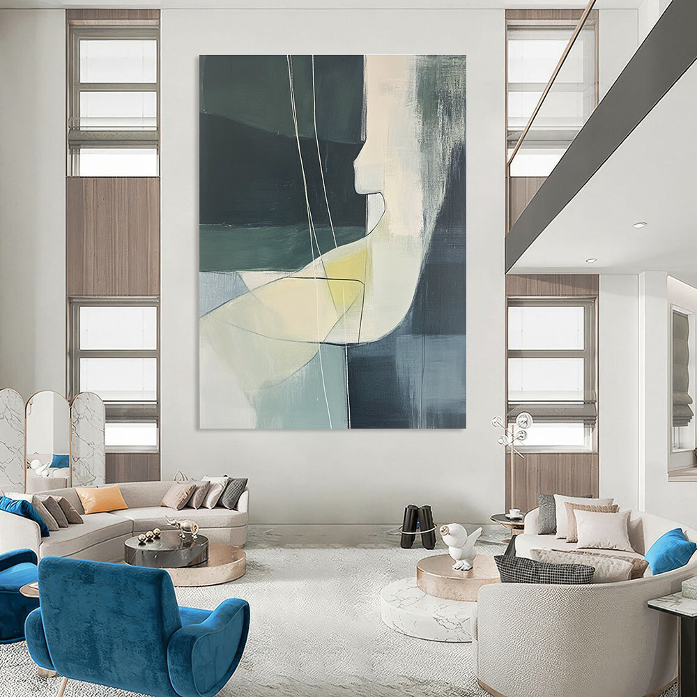Minimalist Geometric Art for Office & Hallway STSC672