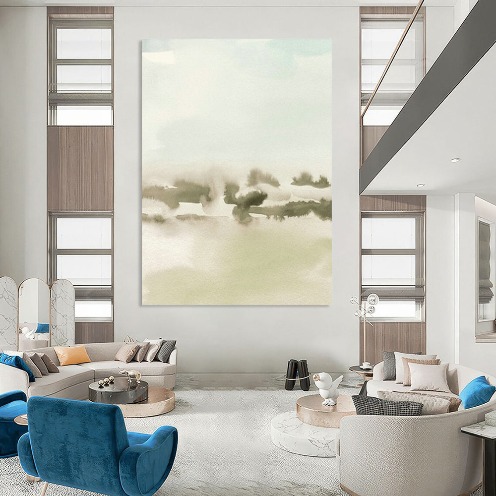 Light - Color Landscape Abstract Art for Living Room & Bedroom DLZ0519