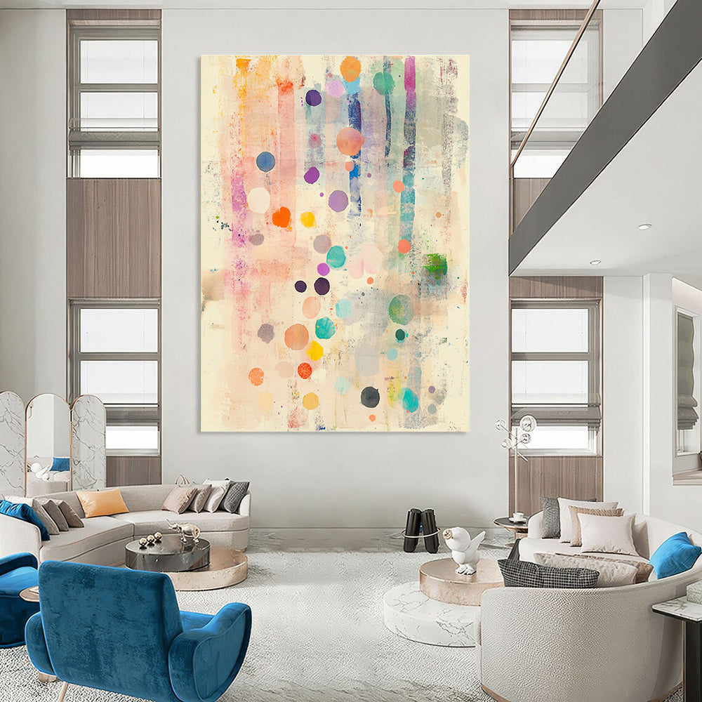 Colorful Dots and Stripes for Playful Kids’ Playroom & Art - Inspired Café STSC1203
