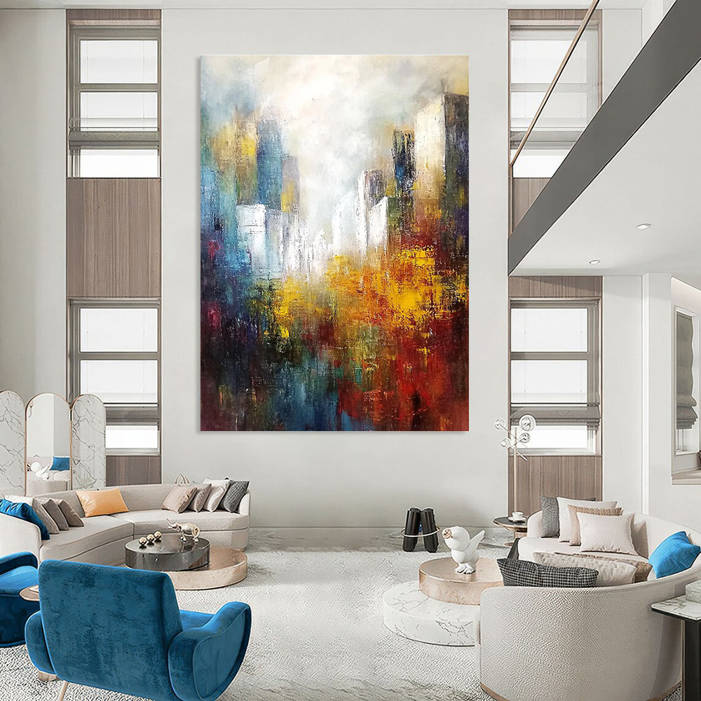 Abstract Cityscape for Office & Rooftop Bar STSC106