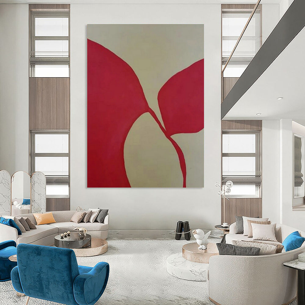 Red - Gold - White Geometric Art for Bohemian - Chic Home & Art Deco Gallery DLZ1895