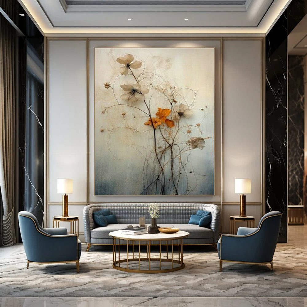 Dried Flower Art for Bedroom & Living Room DLZ0380