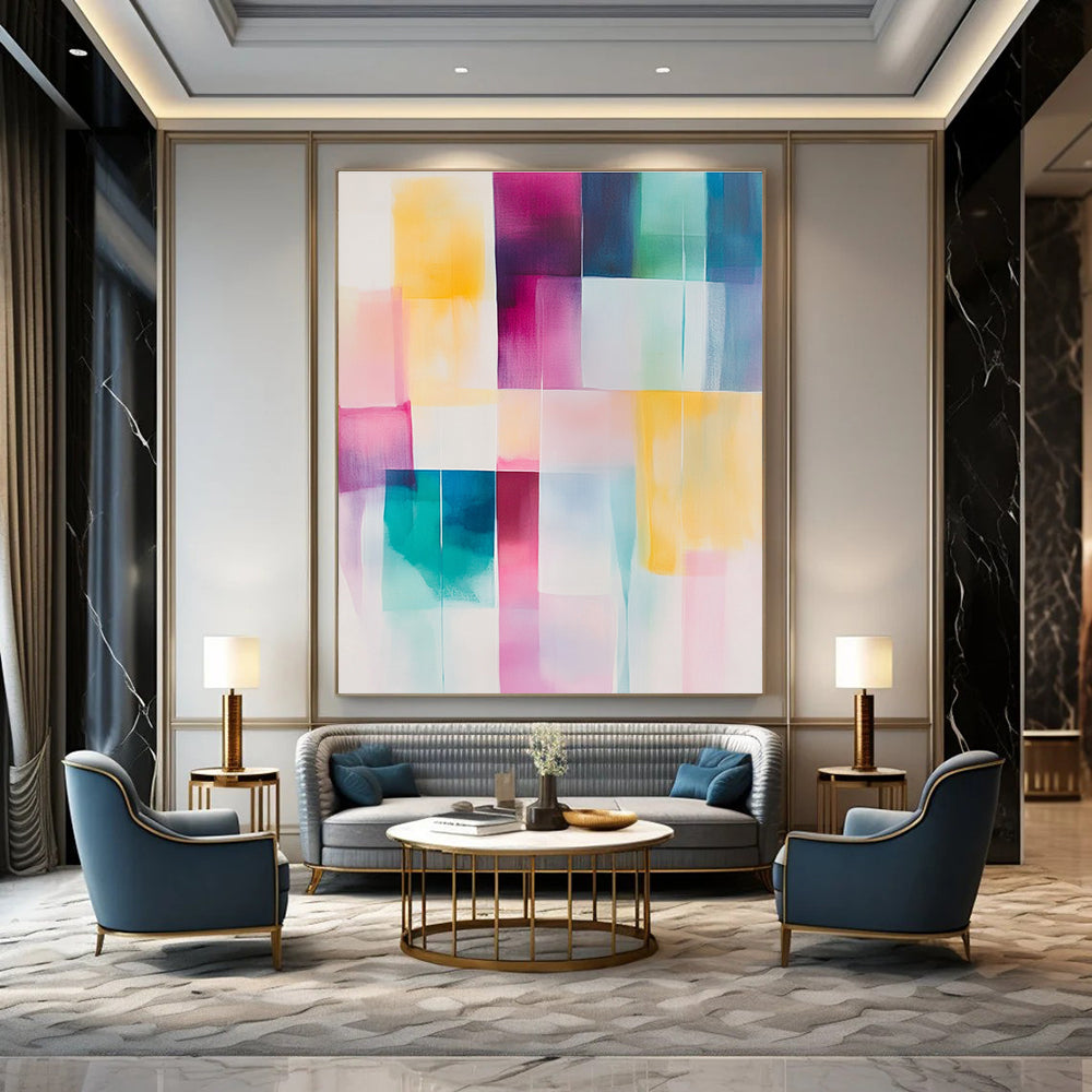 Color Block Abstract for Modern Home & Art - Centric Retail Store STSC804