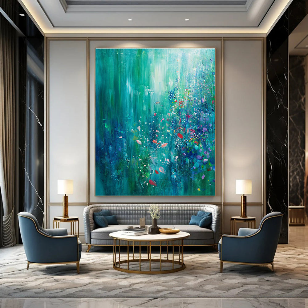 Vibrant Underwater Garden for Aquarium - Inspired Home & Tropical - Themed Bar STSC273