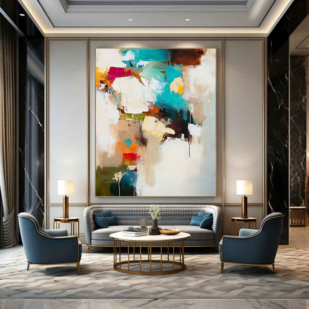 Vibrant Abstract for Creative Studio & Trendy Restaurant STSC812