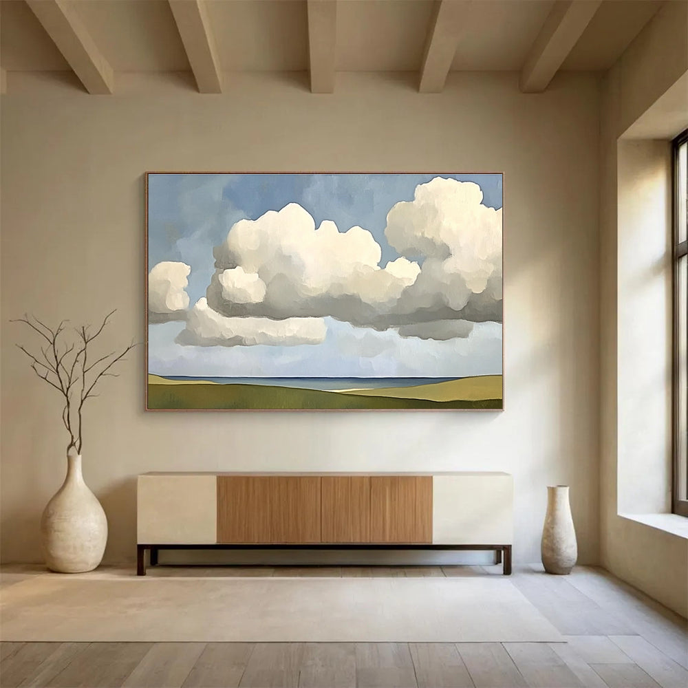 Calm Coastal Art for Scandinavian Home & Wellness Spa SC601