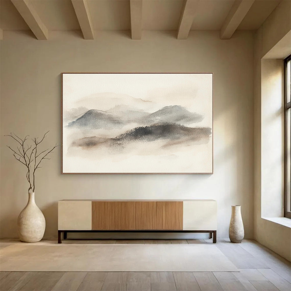 Traditional Ink Wash Art: Enrich Asian - Inspired Home & Zen Space SC549