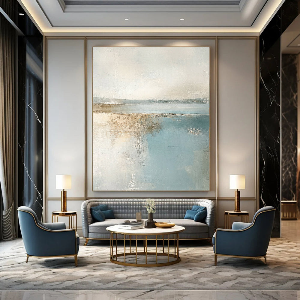 Serene Coastal Art for Seaside Cottage & Meditation Room STSC017