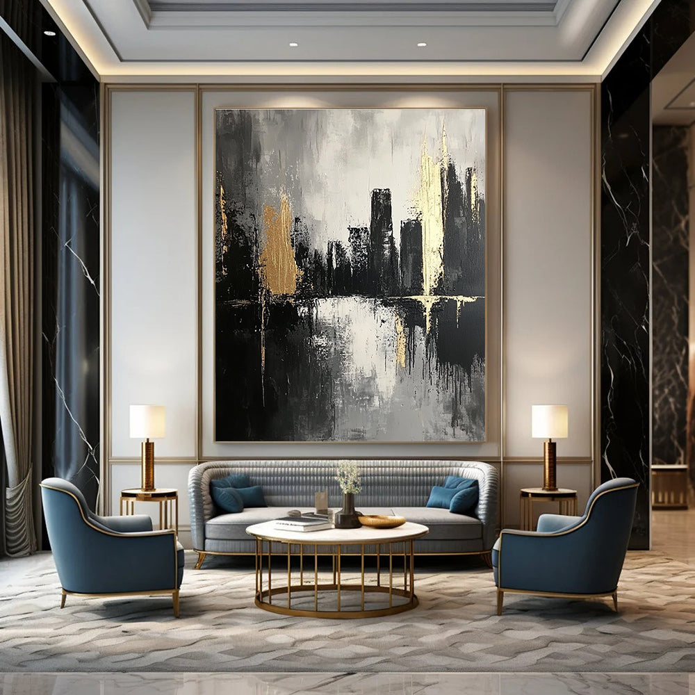 Urban Elegance Art for Luxury Penthouse & Corporate Lobby STSC020