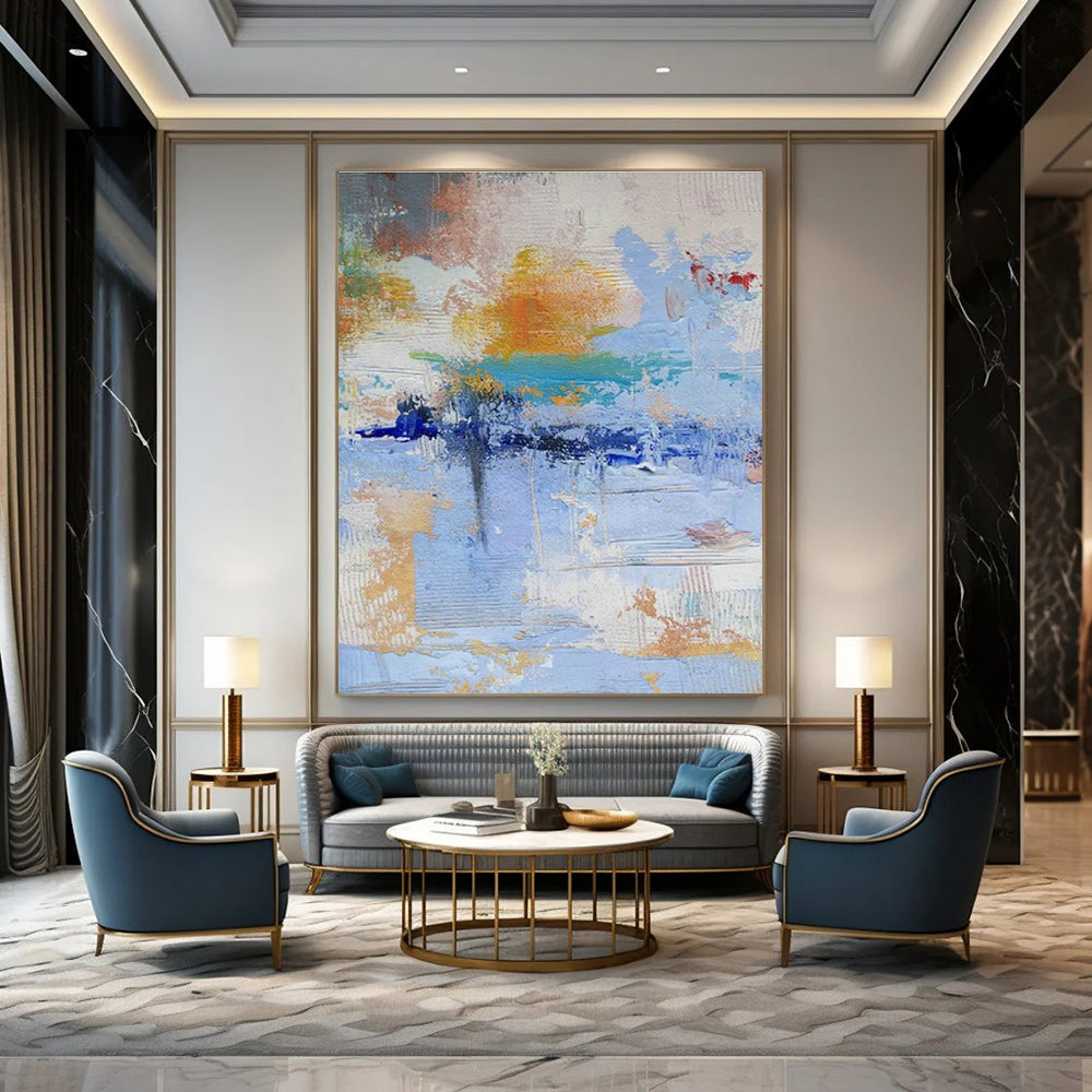 Multicolor Abstract Art for Living Room & Office DLZ0337