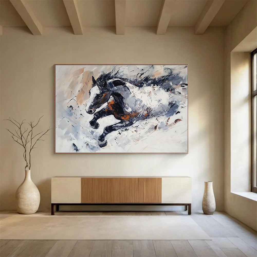 Energetic Equine Art for Equestrian Club & Sports Bar SC594