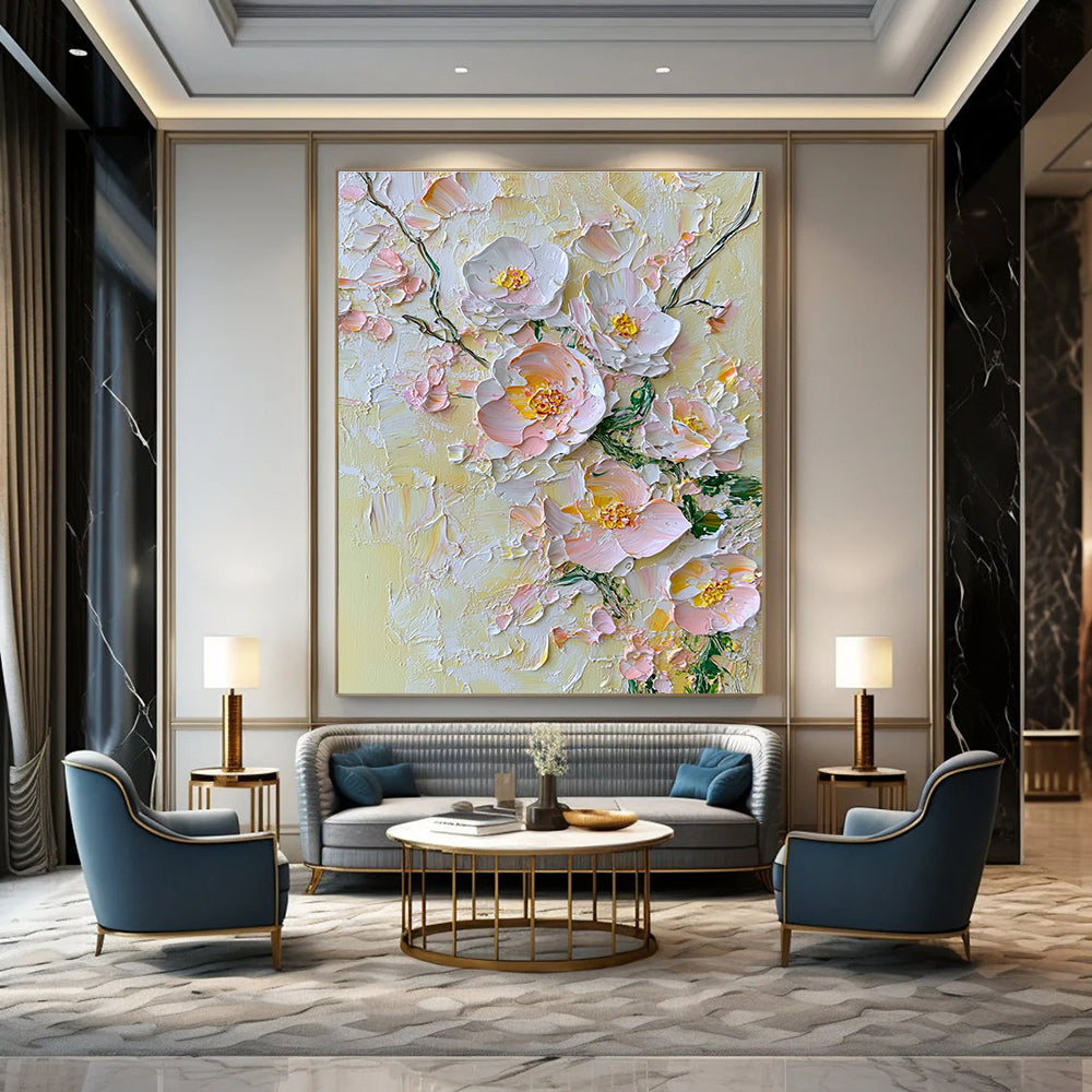 Romantic Floral Art for Wedding Venue & Victorian - Style Parlor STSC004