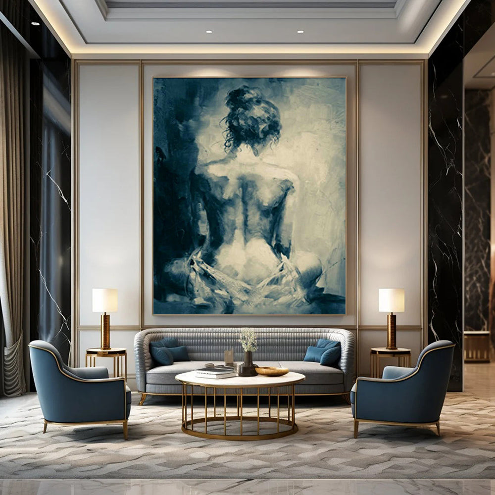 Gargantuan Custom - Formulated Abstract Canvas for Living Room & Office DLZ0110