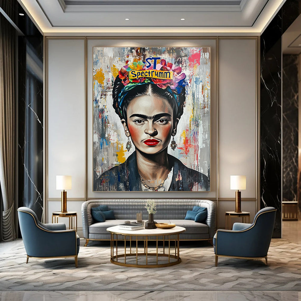 Frida - Inspired Portrait for Bohemian Home & Cultural Art Gallery STSC1128