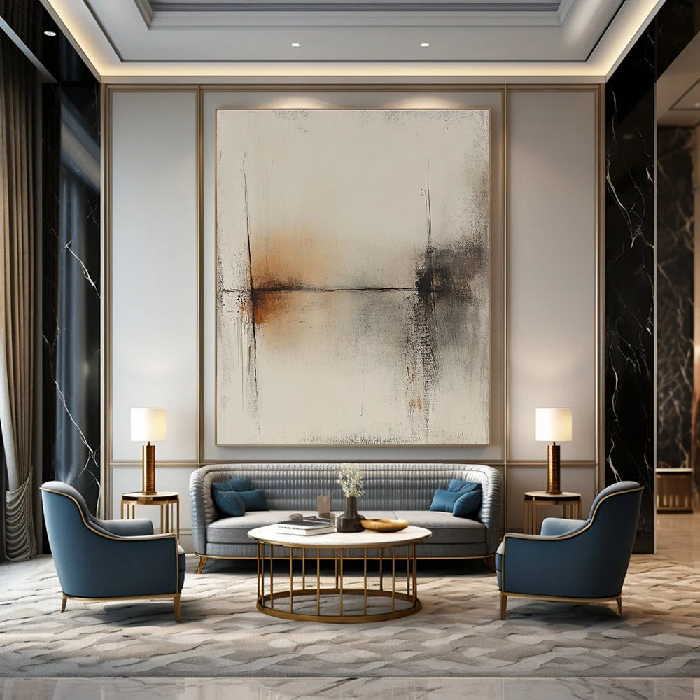 Subtle Tones Abstract Art for Bedroom & Meditation Space STSC736